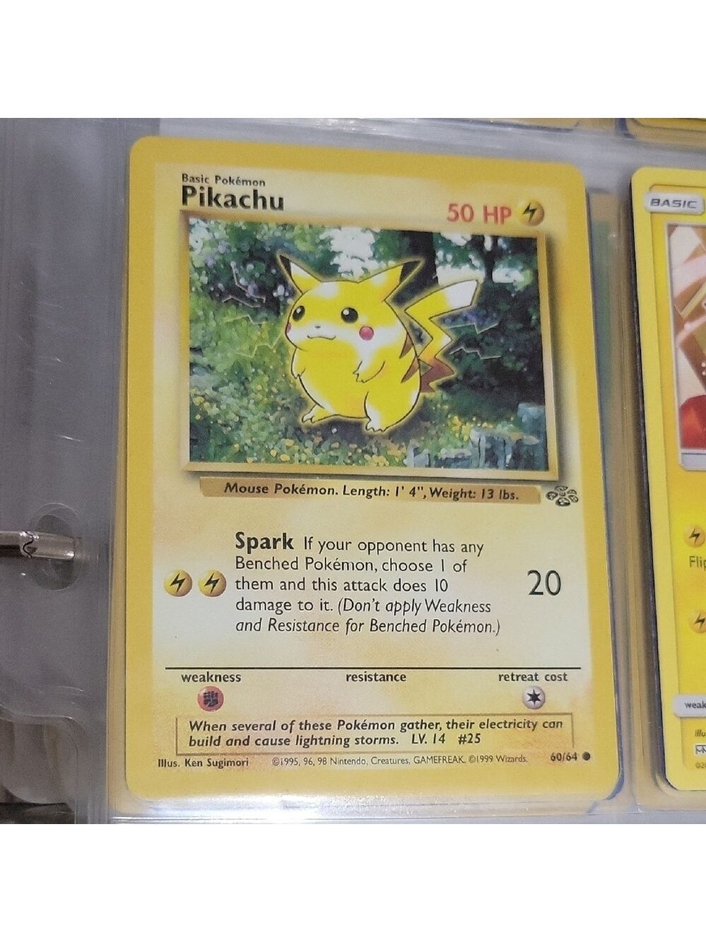 Pokemon Pikachu Card